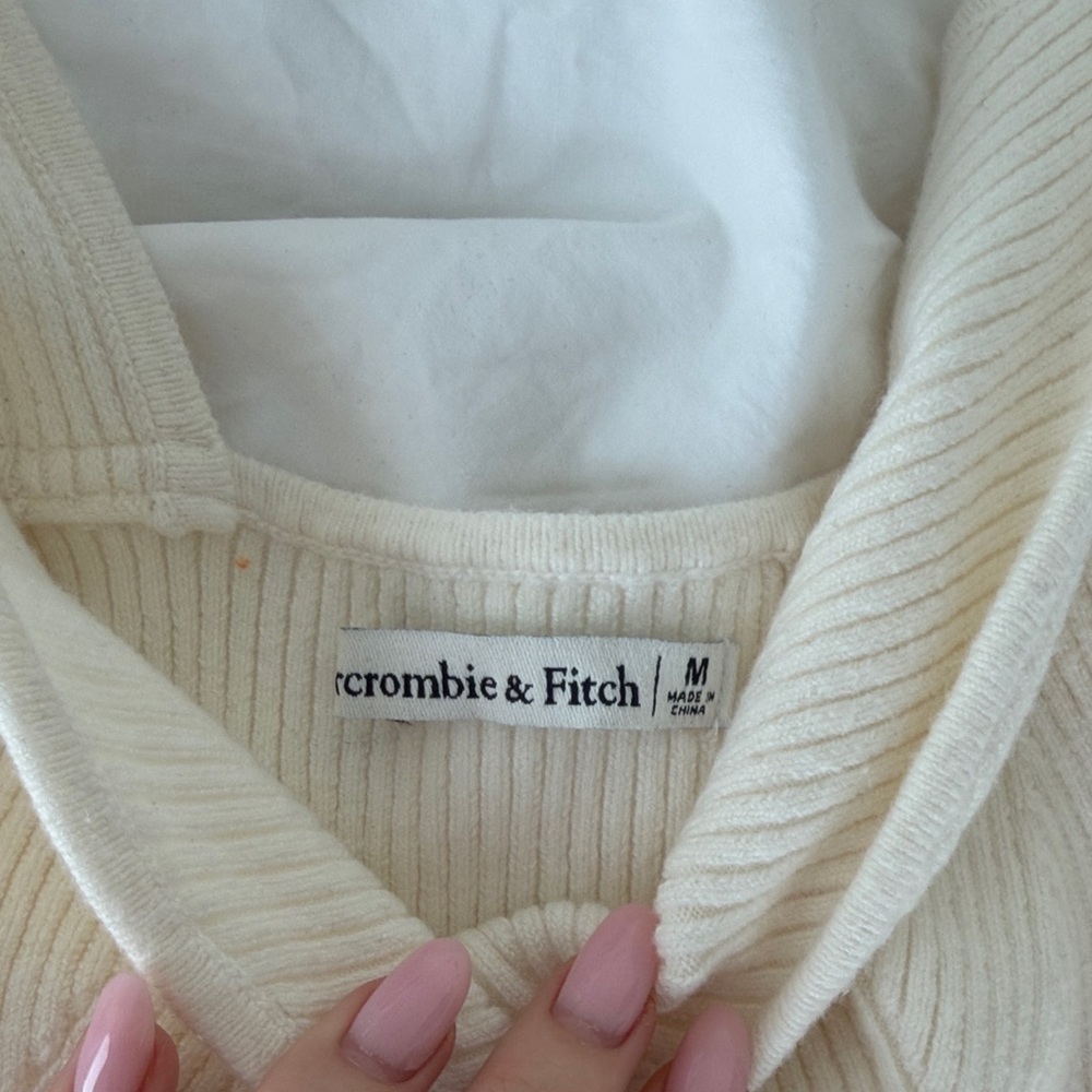 Abercrombie & Fitch Cream Shapewear Bodysuit - Picture 2 of 3